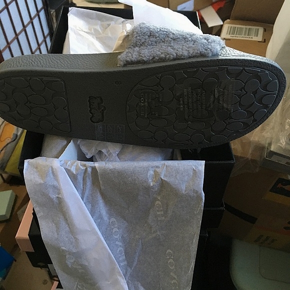 Coach Slide With Shearling main image 6